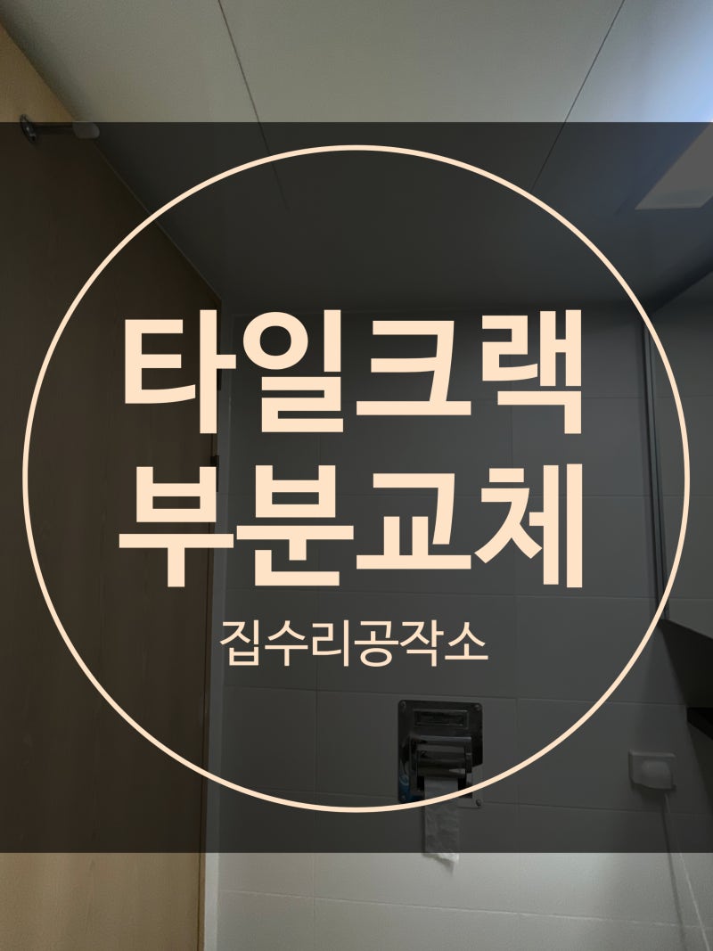 화성 병점구 화장실 벽면 타일 교체, 금간 곳 해결 방법