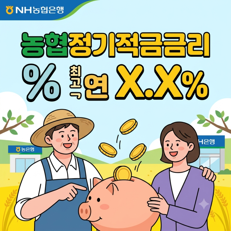 농협 정기적금 금리 1년 기준 얼마나 올랐나, 높은곳 찾는 법까지 정리