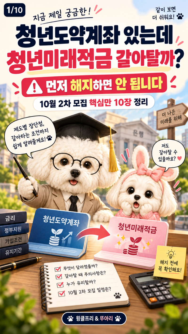 청년도약계좌 먼저 해지하면 안 된다? 청년미래적금 2차 갈아타기 열린다