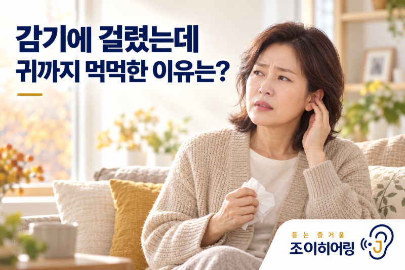 환절기 감기에 걸렸는데귀까지 먹먹한 이유는?감기와 청력의 관계 알아보기