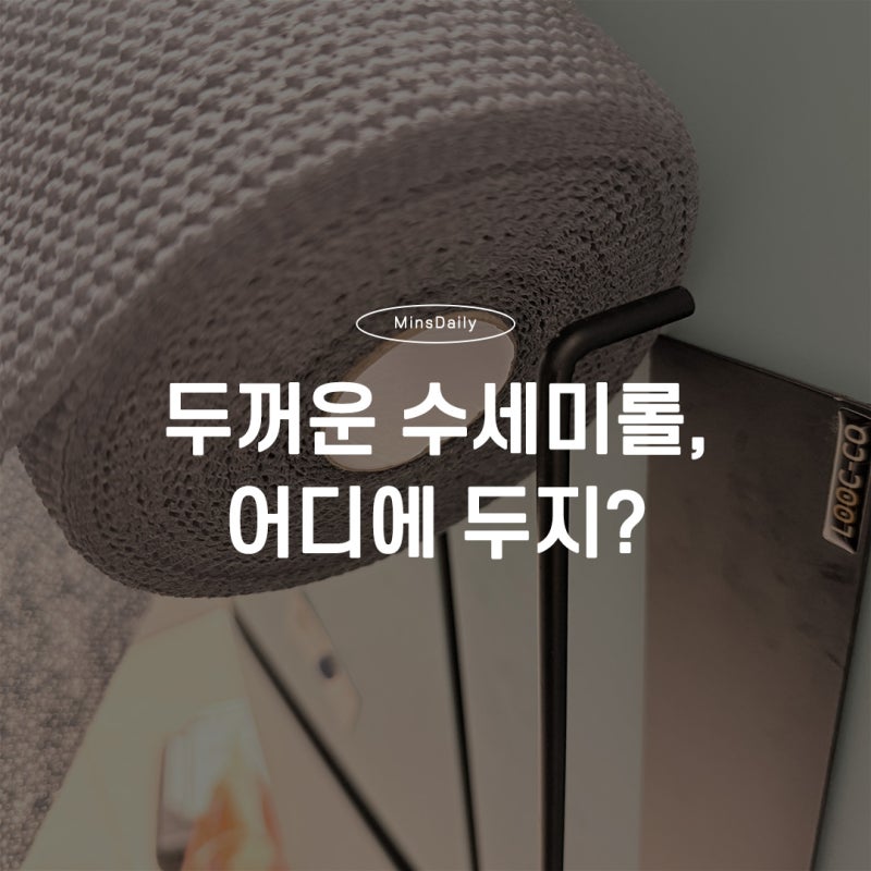 모벵스턴 마그넷 홀더 키친타올 걸이 솔직후기, 안 걸리던 수세미롤 이렇게 써봤어요