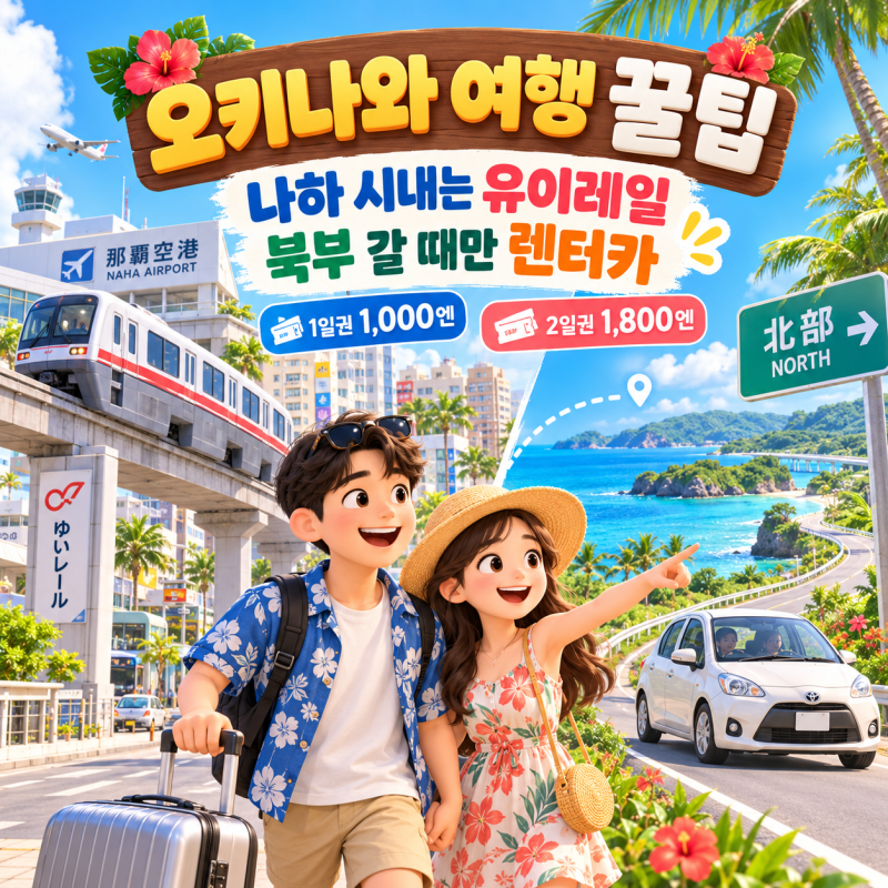 오키나와 여행 꿀팁, 처음 가기 전 알아두면 좋은 렌터카·교통·입국 준비