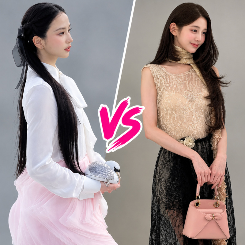 '6년차 지수 vs 3회차 장원영'의 디올쇼 깜짝 투샷은?