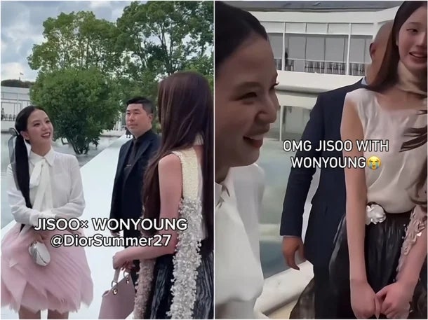 지수 옆 장원영·로제 앞 전지현…파리 패션쇼서 성사된 ‘역대급 투샷’