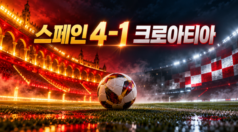 스페인 크로아티아 4-1, 야말 멀티골보다 눈에 띈 동점 직후의 응답