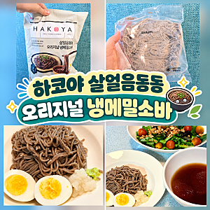 하코야 살얼음동동 오리지널 냉메밀소바 밀키트 내돈내산 후기