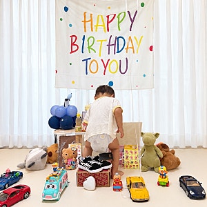 24개월 두 돌 아기 생일파티 준비하기ㅣ생일선물 생일상 답례품 현수막 생일준비물 생일풍선