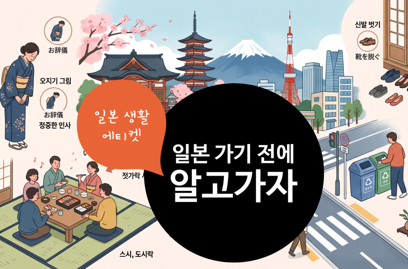 일본 문화,생활, 에티켓 핵심 25가지 ｜아이와 함께 가기 전 필수