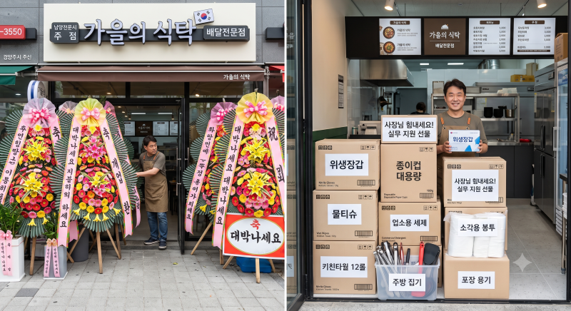식당 개업선물 추천 센스있는 주점 카페 고깃집 오픈선물 고르는법