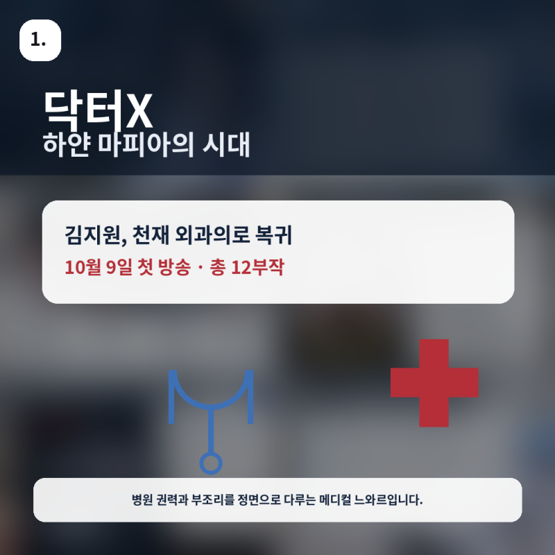 Doctor X: Kim Ji-won Returns as a Doctor, Premieres October 9, 12 Episodes, Netflix, and Original Work