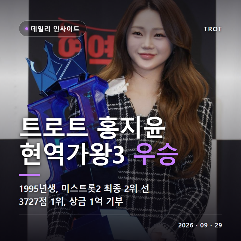 트로트 홍지윤 나이 프로필 고향 현역가왕3 우승 상금 1억 기부 미스트롯2 선 가야금 국악 최....