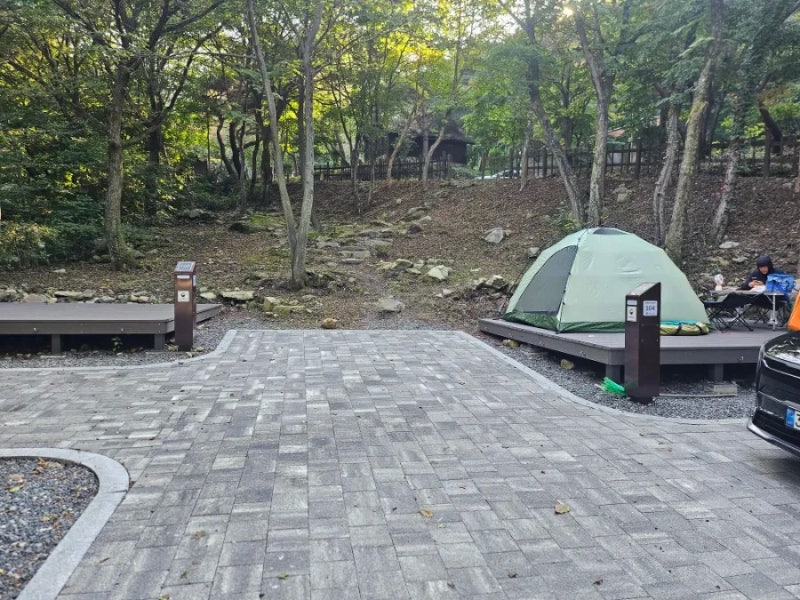 운문산자연휴양림 오토캠핑장 당일치기