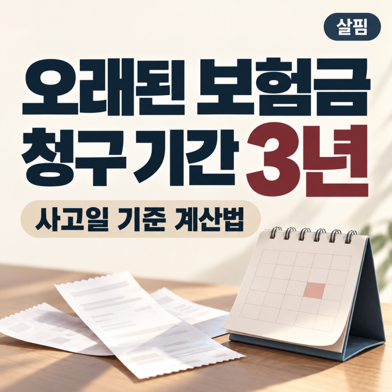 오래된 보험금도 청구할 수 있을까? 보험금 청구 가능 기간 확인법