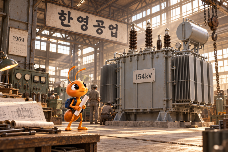 효성중공업 기업의 성장통: 154kV 변압기 한 대에서 미국 765kV 송전망까지