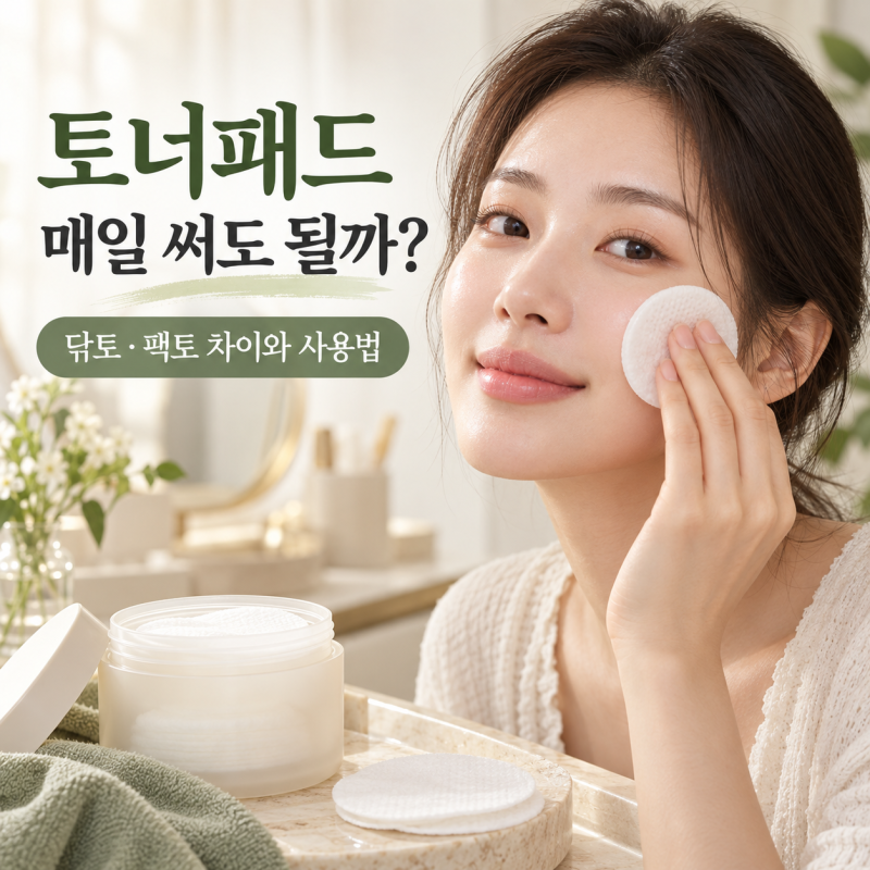 토너패드 매일 써도 될까? 닦토·팩토 차이와 사용법
