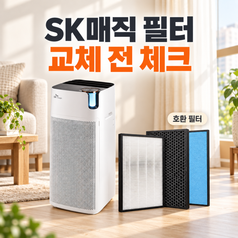 “매일 켜두는데 몰랐네” SK매직 공기청정기 필터, 이것도 모르고 쓰시나요?
