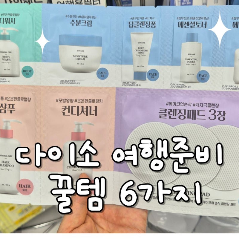 다이소 추천템 해외여행 전 직접 골라본 나만의 꿀템은?
