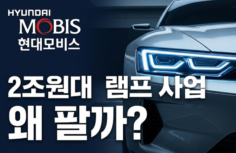 현대모비스, 2조원대 램프사업 왜 팔까? OP모빌리티 매각의 진짜 이유
