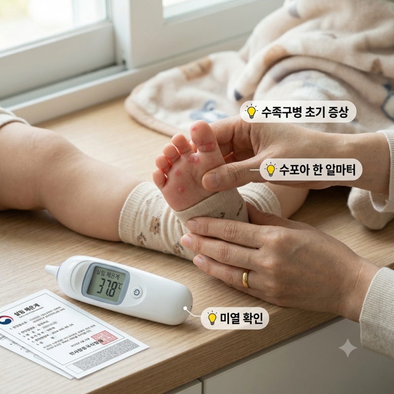 아기 수족구병 초기증상 전염 기간 등원 기준 및 안 먹을 때 대처법 총정리