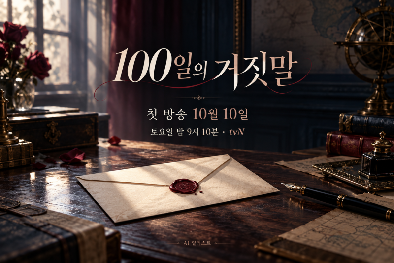 100일의 거짓말 첫 방송은 언제? 김유정·박진영의 첩보 로맨스