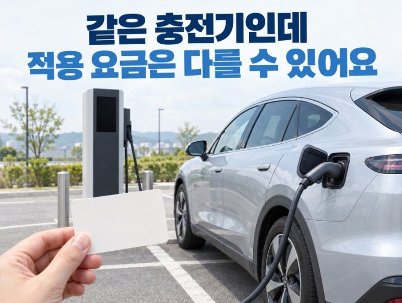 전기차 충전요금 비교｜같은 충전기인데 결제 방법에 따라 요금이 다르다고요?