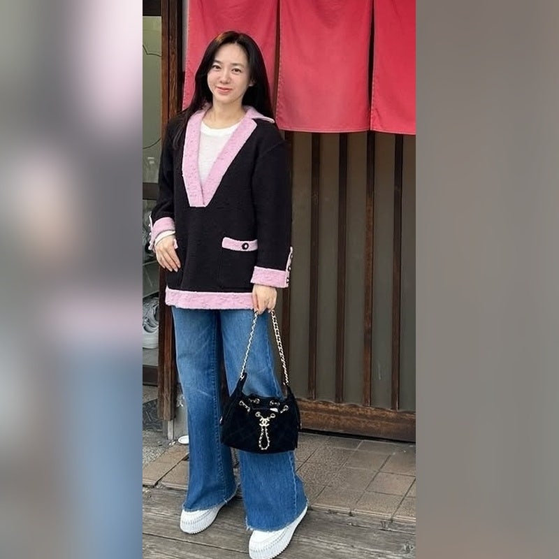 박주미 패션, 트위드보다 청바지에 먼저 눈이 간 이유