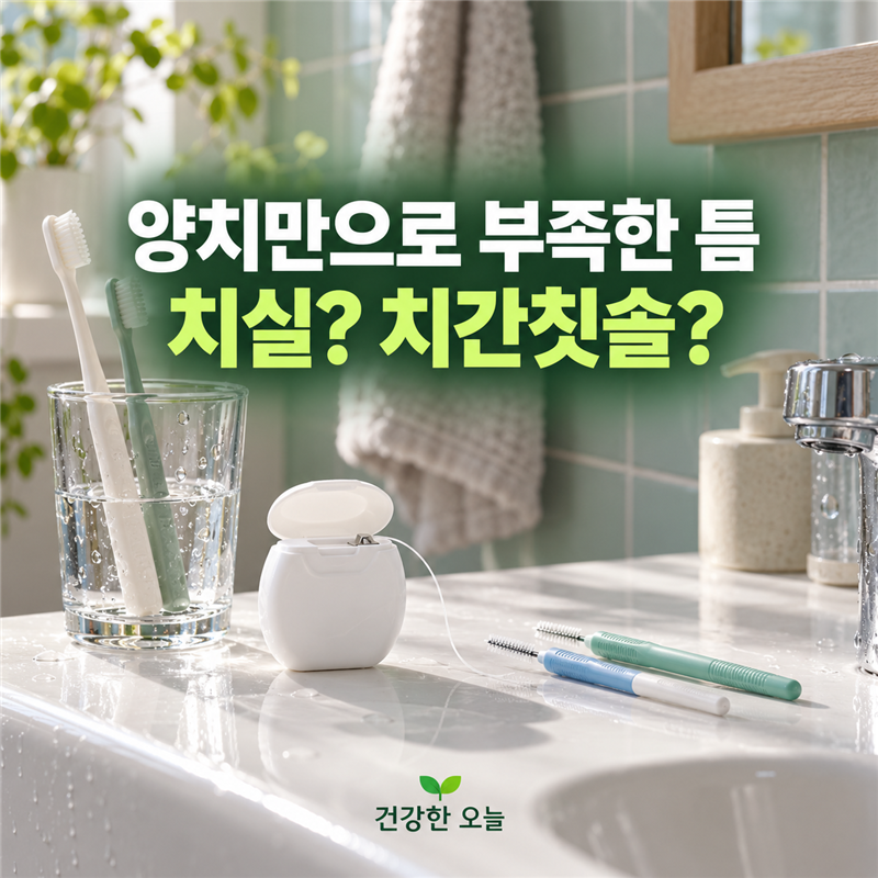 치실과 치간칫솔, 둘 다 써야 할까요? 치아 사이에 맞게 고르는 법