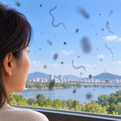 비문증, 눈앞에 떠다니는 점과 실, 그냥 넘겨도 될까요?