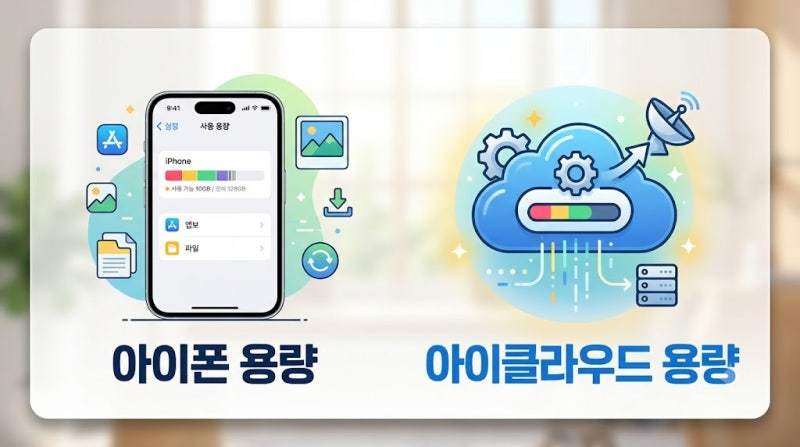 아이클라우드 용량과 아이폰 용량 차이, 사진 삭제 전에 알아둘 점