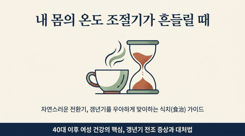 40대 갱년기 증상｜아직 생리하는데 폐경 전조증상일 수 있을까?