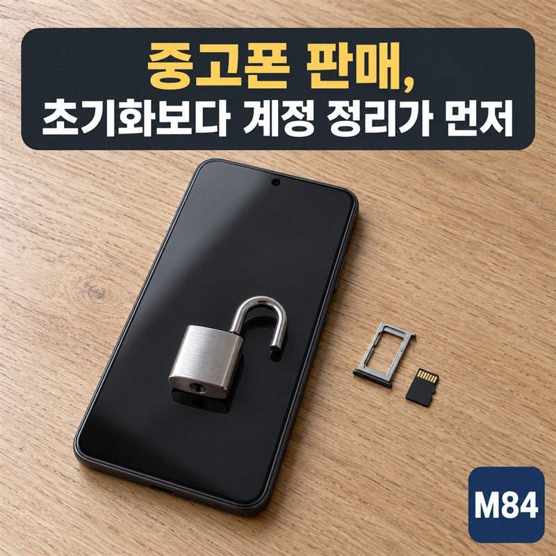 중고폰 판매, 초기화보다 계정 정리가 먼저인 이유 — 파는 곳 4가지 비교