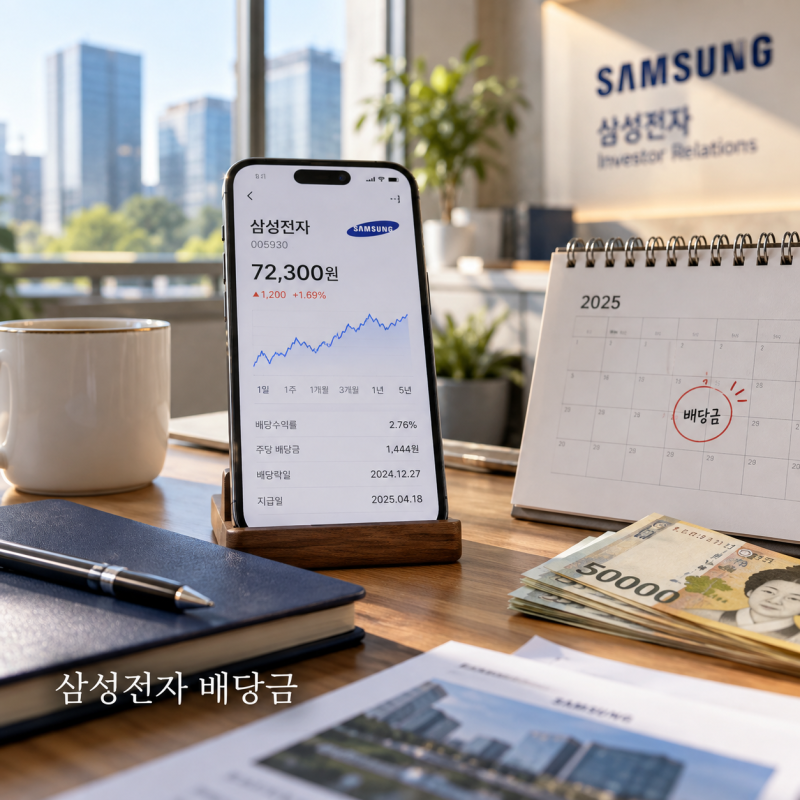 삼성전자 배당금 세후 얼마 받을까, 2026 지급일과 계산법 정리
