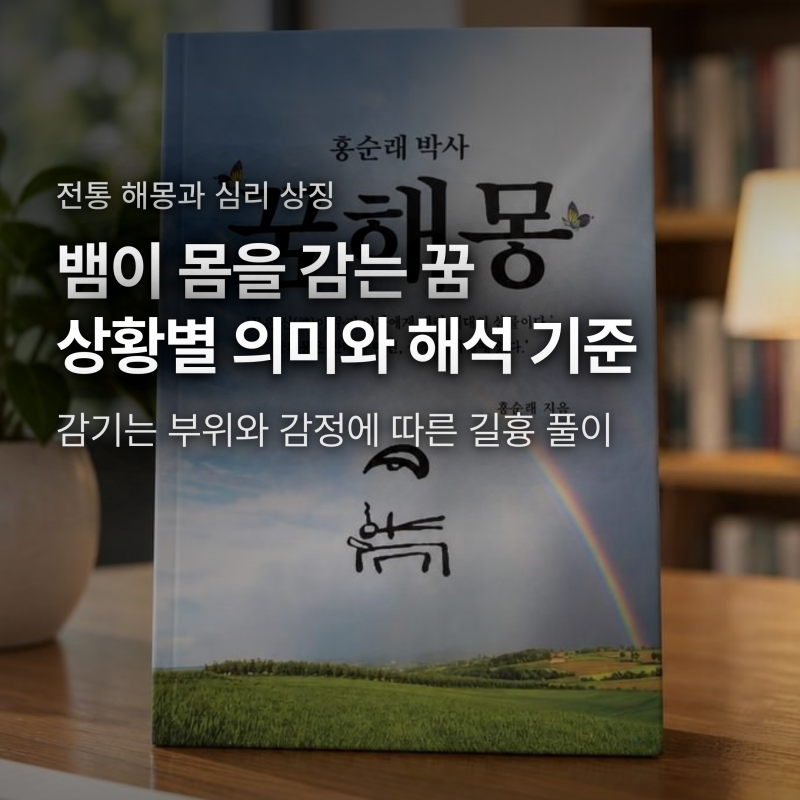 뱀이 몸을 감는 꿈 해몽, 감기는 부위별 의미와 길흉 판단 기준 3가지