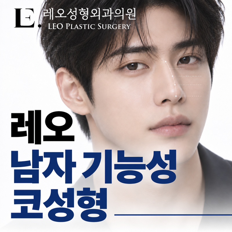비중격만곡증과 코막힘, 남자 기능성 코성형에서 확인할 부분은?