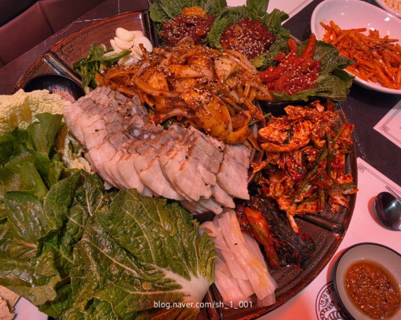 김해롯데아울렛맛집 호작도 가족외식후기