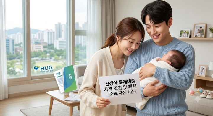 신생아 특례대출 자격 조건 총정리ㅣ(+ 소득 자산 기준부터 금리 혜택까지)