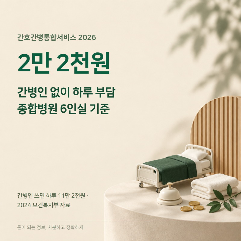 간병비 하루 11만 2천원이 2만 2천원으로 — 간호간병통합서비스 비용·병원 조회·신청방법·....