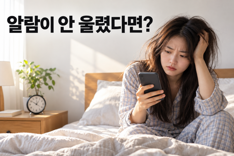 휴대폰 알람을 맞췄는데 안 울렸다면? 갤럭시·아이폰 확인 순서