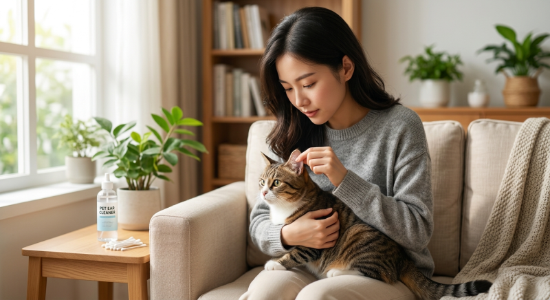 고양이 귀청소 방법, 꼭 알아야 할 기준 정리