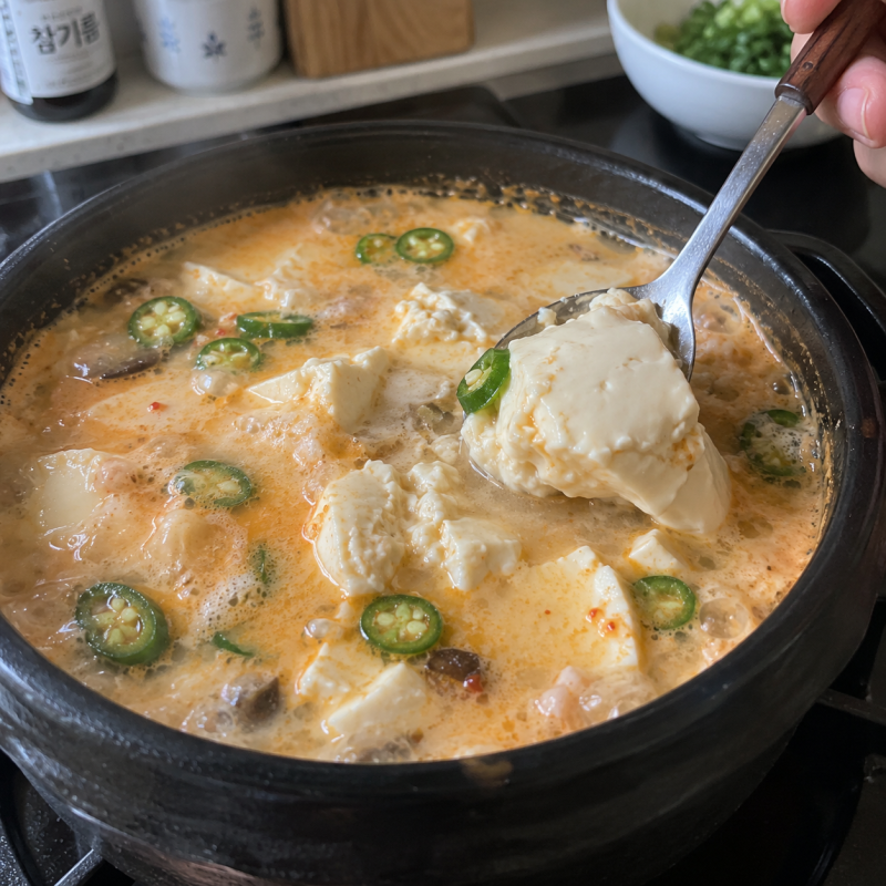 두유 순두부찌개, 나트륨 절반 줄이고 식물성 단백질 채우는 저염 식단