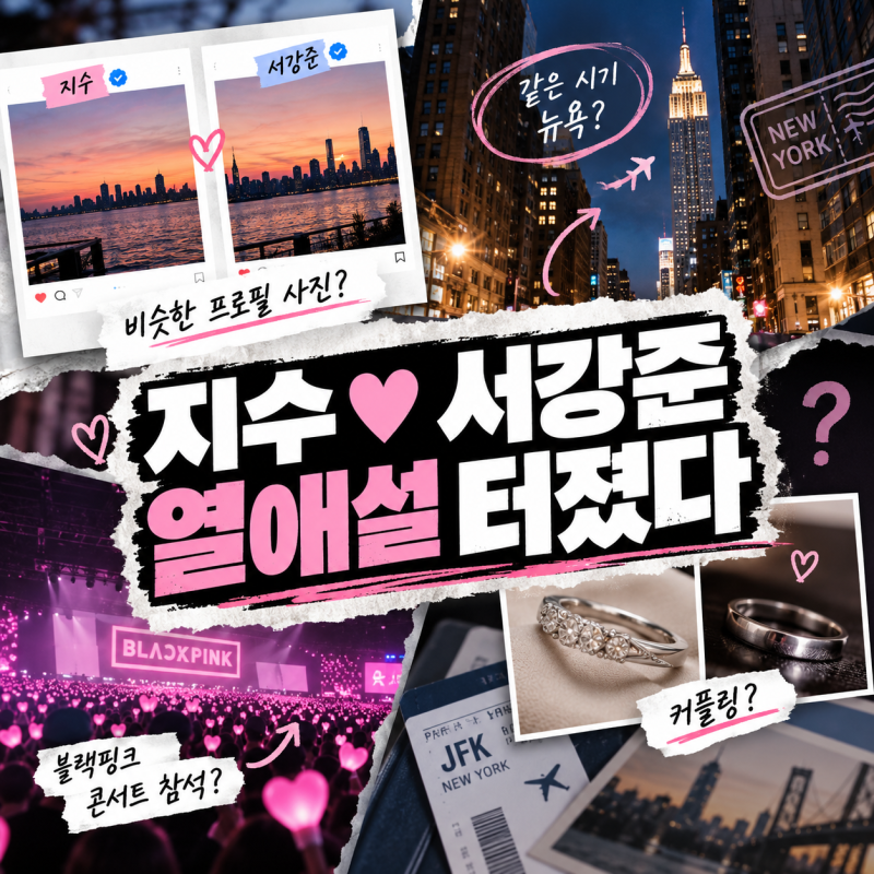 “이 정도면 우연 맞아?” 지수♥서강준 열애설 터졌다… 팬들이 찾은 3가지 단서