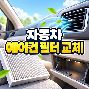 자동차 에어컨 필터 교체, 주기·방법·방향과 교체 후 냄새까지