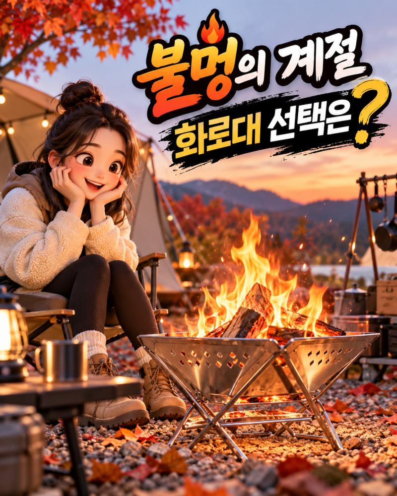 불멍의 계절 화로대 선택은?