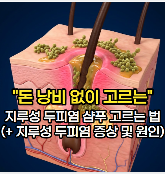 지루성 두피염 낫지 않을 때 "돈 낭비 없이 고르는" 지루성 두피염 샴푸 고르는 법 (+ 지루성 ....