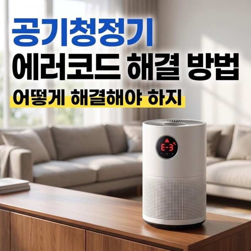삼성 공기청정기 에러코드 C103 C105 C138 C140 해결 방법