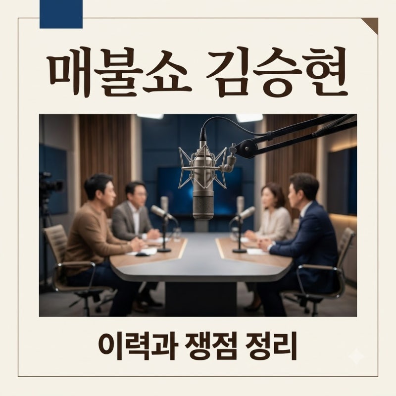매불쇼 김승현 논란 정리 오윤혜 토론과 과거 이력 팩트체크