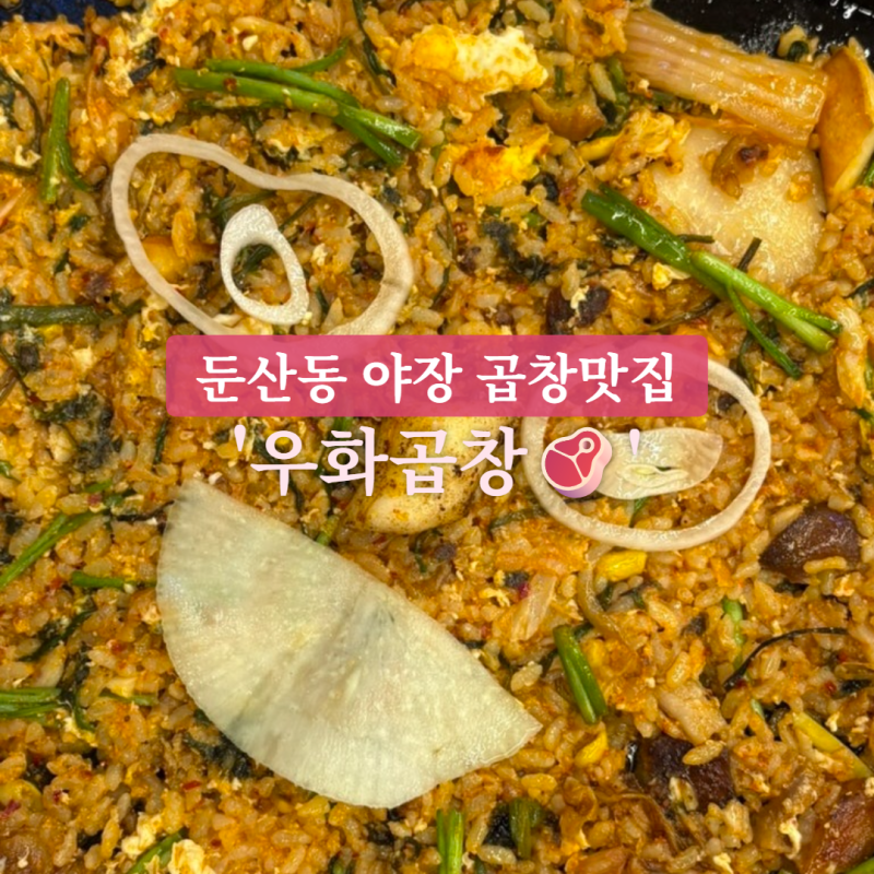 대전 둔산동 곱창 야장맛집 우화곱창 솔직후기 | 모듬곱창에 볶음밥까지 맛집은 이유가 있구....