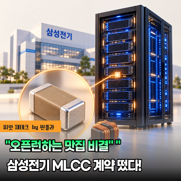 "오픈런하는 맛집 비결" 삼성전기 MLCC 계약 떴다!