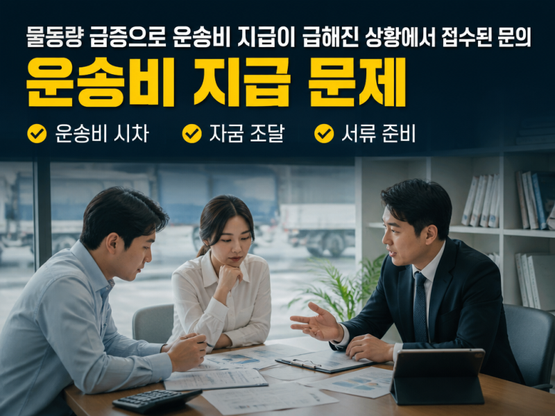 화물차 운송사업자 운영자금 대출 신청 문의 절차와 실제 차이