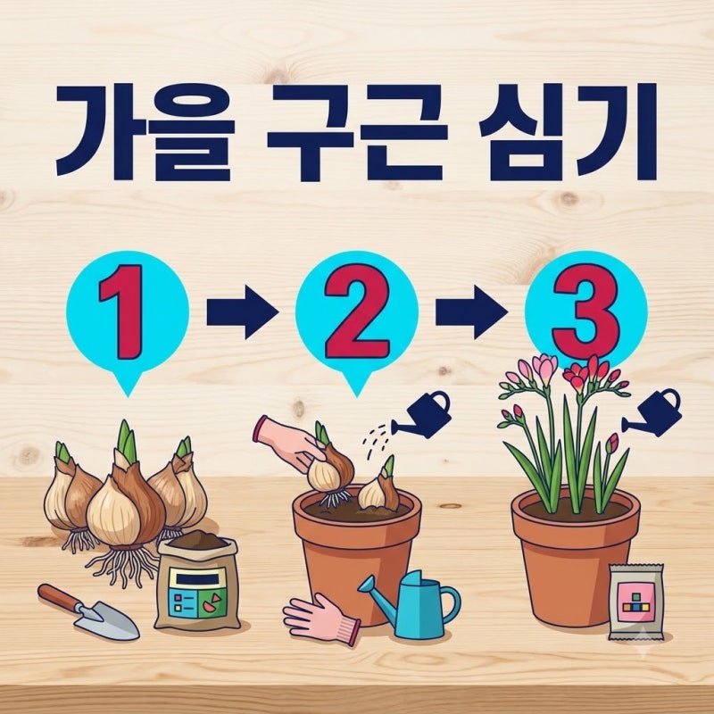 프리지아 Freesia, 구근 심는 시기와 초보자가 놓치는 관리법